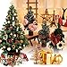 Produktbild farmer-W Mini Weihnachts Baum Tisch Dekorationen, Schreibtisch Christbaum Schmuck Frohe Weihnachts Dekorationen Weihnachts Bäume Mini Kleine Kiefer Dekorationen für Zuhause