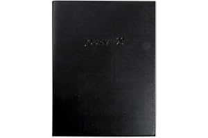 Exacompta - 29422E - Agenda Journalier Journal 29/2 Barbara 2 pages par jour pour planning 10 utilisateurs - 21 x 29,7 cm - Janvier à Décembre 2026 - Coloris noir