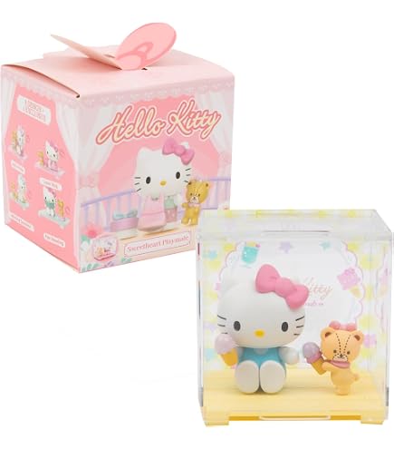 Figurine Hello Kitty En Maillot De Bain – 4,5 Cm – Peinte à La Main – Sans PVC – Décoration Ou Collection