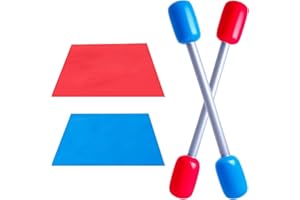 ASQzhuLIWing Bastone da duello gonfiabile da prato, gioco da gladiatore gonfiabile, adatto per feste, giochi genitori-figli, spiaggia, giardino all'aperto