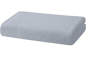 Degrees home – Großes Duschtuch-Set – Badetuch-Set – 1 großes Duschtuch – 100% Baumwolle – 480 g/m2 – 95 x 140 cm – GRAU