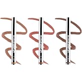 Sacheu Lip Liner STAY-N Peel Off Lip Stain Set, Set Core, Pack de 3 | Tonos p-INKED (rosa), HEY-zel (marrón) & MUAH-VE (malva