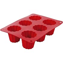 Moule à Cannelés En Silicone 18 Cavités - ø3,5 Cm | Idéal Pour Desserts, Chocolat, Gelée | Antiadhésif Et Réutilisable