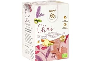 Gepa Bio Chai Wellness Tee - 100 Teebeutel - 5 Pack ( 20 x 1,7g pro Pack)