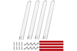 Intckwan Lampa LED 12 V, 168 diod LED, 6000 K, wewnętrzna listwa świetlna LED, listwa oświetleniowa LED z przełącznikiem, do samochodu, vana, busa, kampera, łodzi, kuchni, łazienki, baru, ciężarówki