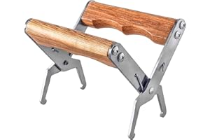 ETOFIXEE Bienenstock Rahmengriff, Bienenstock Rahmengriffwerkzeug, Wabenzieher Imkereibedarf, Praktisch Imker Werkzeug , Imker Wabenzieher Für Imker Zum Schutz Vor Bienenstich (Griff Holz)