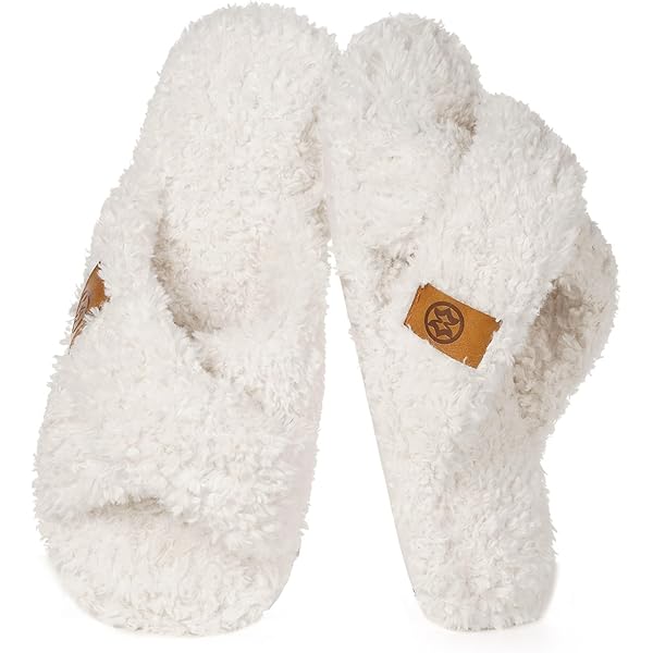 Pantofole Donna con Memory Foam, Ciabatte in Velluto a Coste
