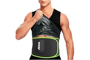 SYXUPAP Ceinture de Sudation Femme Homme Ceinture Sudation Fitness Ceinture Abdominale Musculation Réglable Néoprène Coloré 3 Taille