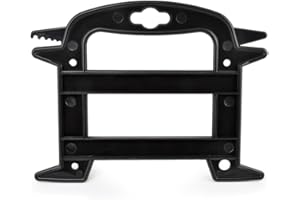 Ganzoo Enrouleur de corde Paracord - Grand format - Pour enrouler proprement les cordes paracorde - Dispositif d'enroulement pour tous les fils, cordes, cordes - Couleur : noir