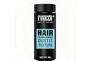 CHARMCHIC 30g Polvere per Lo Styling dei Capelli per Uomo, Facile da Applicare, Grigio Scuro