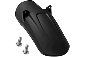 RHINENET Rhinent Motorcycle Mudguard Rear Fender Motorcycle Rear Cushion Fender Mudguard ABS Plastic Compatible with Sur-Ron Sur Ron Surron Light Bee X & Light Bee S Electric Pit Dirt Bike (Black)