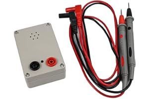 CNANRNANC Tester di continuità da 9 V con cicalino e spia luminosa per fili, cavi PCB e test con sostituzione della batteria (C)