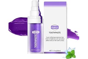 HUBBMX Purple Toothpaste for Teeth Whitening,Violette Zahnpasta,Lila Zahnpasta Weisse Zähne,Whitening Zahnpasta,Lila Zahncreme Weiße Zähne