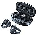 TDOO True Wireless Earbuds, Waterproof TWS Bluetooth Earbuds with Mics Noise Reduction Touch Control Bluetooth Headphones with Bass Sound in Ear Earphones for Sports, Home Office (L)