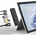 Surface Pro 9/10/11/X Accessories, Surface Pro 9 Docking Station with 4K HDMI, USB-C Thunerbolt 4 (Display+Data+PD Charging), 2 USB 3.0, SD/TF Card Reader for Surface Pro 9/Pro10/Pro11/ProX