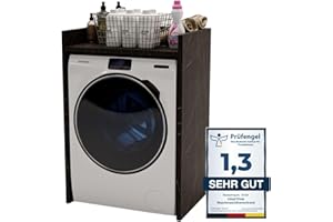‎CRAFTPAK CraftPAK Waschmaschinenschrank geeignet für Waschmaschine & Wäschetrockner, Waschmaschinenschrank Überbauschrank, Badezimmermöbel Größe 66x97x62 cm Farbe Marmur