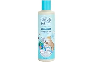 Childs Farm Coco-Nourish Conditioner, Sensetive skin experts conditioner, Gentle and Tear Free, Coconut, Kid, 250ml