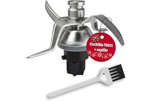 DROCODO Cuchillas Thermomix tm31 | Cuchilla Thermomix tm31 Acero Inoxidable SUS420 Apto para lavavajillas | thermomix tm31 recambios | repuestos thermomix tm31 Cuchillas tm31.
