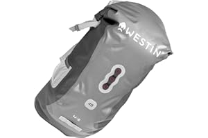 Westin W6 40L 58x35x20cm Roll-Top Backpack - Angelrucksack zum Kunstköderangeln, Ködertasche zum Spinnangeln, Angeltasche für Kunstköder, Rucksack
