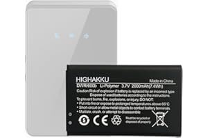 HIGHAKKU Ersatzakku BM600 DWRr600b kompatibel mit D-Link DWR-932 Pocket 4G Hotspot WiFi 4G