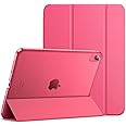 JETech Case for iPad (A16) 11th/10th Generation (2025/2022), Slim Stand Hard Back Shell Cover with Auto Wake/Sleep (Pink)