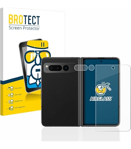 Yiunssy 3 Pezzi Pellicola In Vetro Temperato Per Fotocamera Google Pixel Fold – HD, Anti Graffio