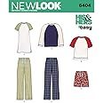 New Look Sewing Pattern 6404: Misses' and Men's Separates, Size, A