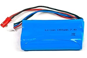 HSP HIMOTO 1300 mAh, 7,4 V batería para RC helicóptero de modelos 9053, 9050, 9101, 9104, 9115, 9118, LT de 711, LT de 713, F45/F645, T55, batería de repuesto para helicóptero teledirigido