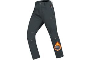 Zoofly Pantalon Esqui Niño Invierno Pantalon Termico Impermeable Niño Pantalon Térmica Niña Pantalon Nieve Niño Pantalón Softshell