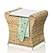 Produktbild BIHL Badhocker Wäschehocker Wäschebox Badhocker Sitz Wäschetruhe Wasserhyazinthe Natur Korb Case