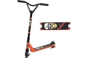 H.YEED Pro Stunt Scooter, 360 Degree Spin Handlebar Trick Scooter Street Stunt Scooter Freestyle Stunt Scooters with ABEC-9 Bearings for Boys Girls Teens Age 6+