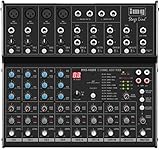 Die 4 Mono-Eingangskanäle verfügen über Gainregler, 3-fach-EQ, Low-Cut und Pan-Pot