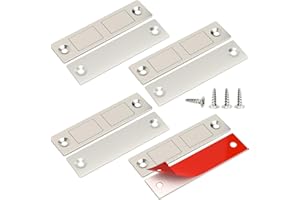 Jiayi Chiudiporta Armadio Magnets, 4 Pack Ultra sottile Magnetico porta di Chiusura per Armadio, Magneti Cassetto di Chiusura per Armadio Magneti di Chiusura per mobili Armadio porta di Chiusura