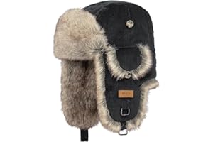 Barts czapka lotnik Rib Bomber czapka zimowa czapka futrzana dzianina ściągaczowa regulowana ciepły