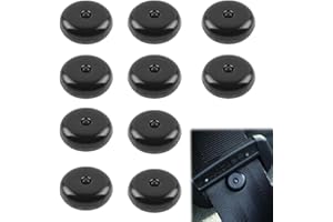 GHPKOTW 10 Paires Bouton d'Arrêt Ceinture Sécurité, Clip Universel Voiture, Attache Ceinture Siège Auto, Accessoire Auto Plastique ABS, Compatible Tous Véhicules