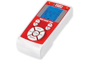 I TECH Mio-Care PRO, Elettrostimolatore 2 Canali Indipendenti, 8 Elettrodi, Display Retroilluminato, Max 100 mAh per Canale, 50 programmi: 14 medicali, 15 beauty, 21 fitness, 13 Memorie Libere