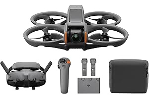 DJI Avata 2 Fly More Combo (3 batterie), Drone FPV con fotocamera 4K, Acrobazie con una sola pressione, Paraeliche integrati, Drone con fotocamera con Goggles 3 e RC Motion 3‌‌‌