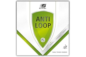‎SUNFLEX Sunflex ANTILOOP Tischtennis-Belag | professioneller Anti Topspin Belag | ITTF zugelassen | Gute Spinumkehr und Sicherheit | versch. Stärken + Farben