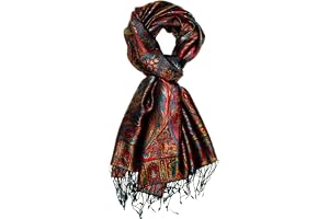 Lorenzo Cana herrar halsduk scarf jacquard vävd 100 % silke 70 x 190 cm paisley-mönster sidenscarf harmoniska färger – 7808811, röd, 70 x 190 cm