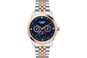 TIMEX Analog Watch for Women with Round Dial & Water Resistant Women's Wrist Watches