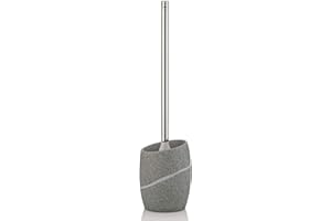 Kela WC-Set Talus of Poly in Grey, 16 x 16 x 45 cm