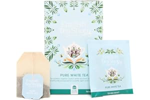 English Tea Shop Organic Pure White Tea - 20 Tea Bag Sachets
