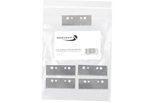 PRODIAMANT Set di 5 lame di ricambio per dispenser manuale per nastro adesivo da 50 mm