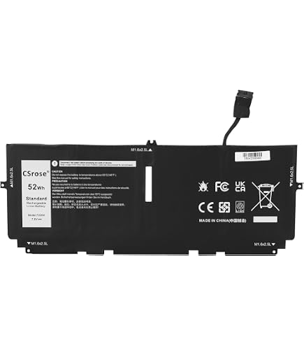 Batterie Pour PC Portable Dell XPS 13 9300/9310/9380 - 52Wh 7.6V Modèle 722KK - Remplacement OEM