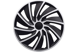 ‎AUTO-STYLE AUTO-STYLE Satz Radzierblenden Turbo Van 17-Zoll Silber/Schwarz (Sphäre)