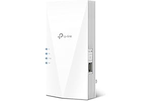 TP-Link Répéteur WiFi 6 RE700X, Amplificateur WiFi 6 bi-bande AX3000 Mbps, 1 Port Ethernet Gigabit, MU-MIMO, Beamforming, Compatible avec les box internet, profitez du WiFi 6 sans changer votre Box
