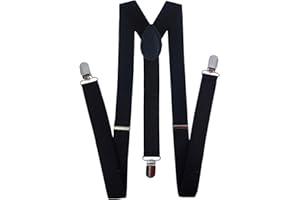 Mini Mart Online Limited Boys Unisex 60cm Braces Suspenders - 7 Colours