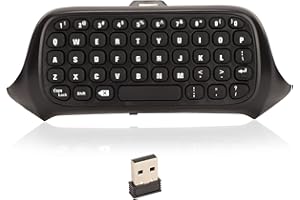 ciciglow Controller Keyboard for One, TYX-538 47 Keys Portable Mini Wireless Gaming Chatpad Keypad with Receiver for One