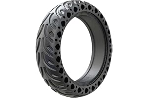FEC GLDYTIMES 10x2.5 Solid Tyre, 10x2.50 Scooter Tyre 60/70-6.5 Scooter Tires Compatible for Ninebot Max G30 Le, 10 Inch Honeycomb Replacement Tubeless Wheels