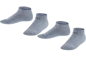 ESPRIT unisex niños Foot Logo 2-Pack calcetines tobilleros transpirable sostenible ecológico algodón corto hasta el tobillo talón puntera reforzados costura plana en la zona multipack 2 pares